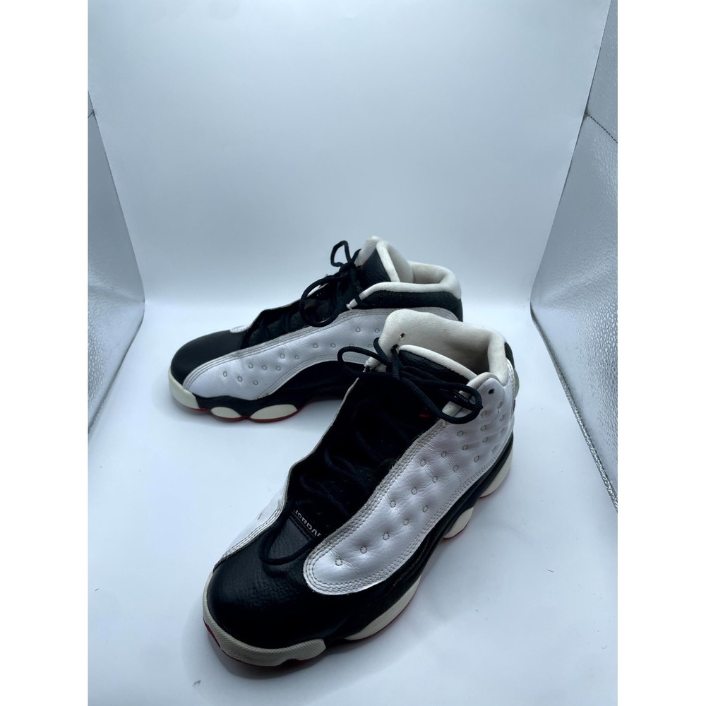 Air Jordan 13 He Got Game 414574-112 Kids 5 Sneaker White Leather Athletic Shoes